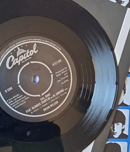 RSD Brian Wilson Al Jardine The Right Time Sail Away Beach Boys 2015 7" Vinyl - Picture 3 of 7