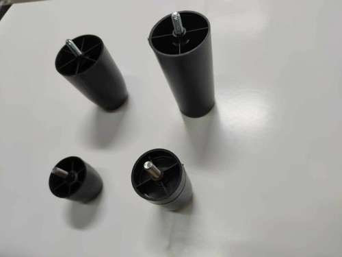 Piedini in Plastica per divano, piedi per mobili, piede per tavoli armadi letto - Foto 2 di 2