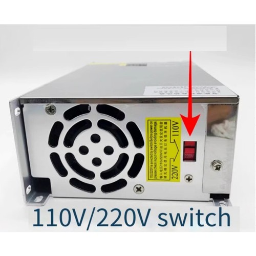 Metal Power Supply Adapter Adjustable Switching Display 1000W DC0-220 AC110-220V - Picture 5 of 12