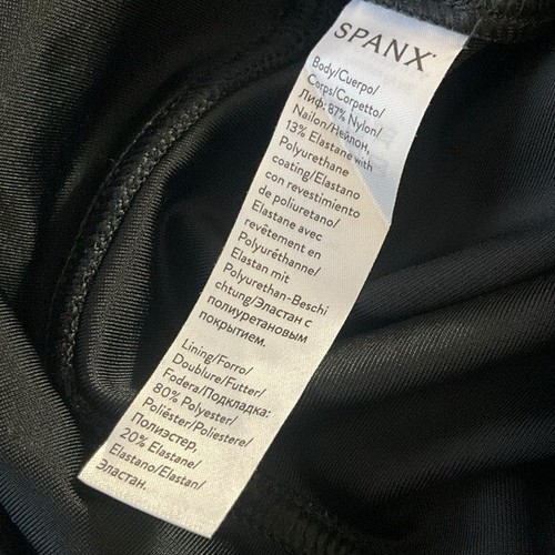 SPANX Black Faux Leather High-Waisted Leggings High-Waisted Women Size S/P - Picture 12 of 13