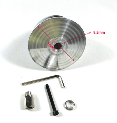 2,75 Zoll/70 mm Aluminium Propeller Spinner gebohrt für RC Flugzeug 3 Klingen Haoye - Bild 3 von 3