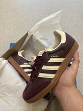 Adidas Samba OG Maroon Crystal Sand Burgundy  UK 5.5