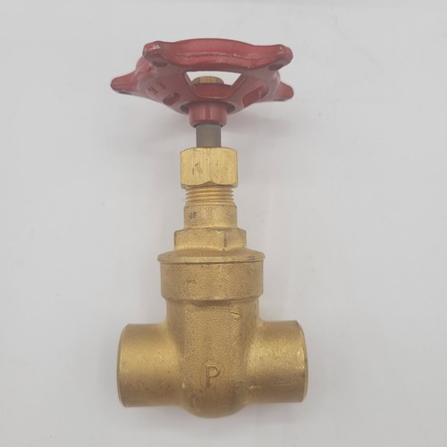 NEW PEGLER BRASS GATE VALVE 3/4" NON THREAD NON RISING STEM - Picture 7 of 7