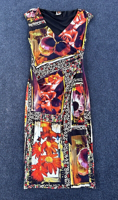 knee length dresses for ladies JEAN PAUL GAULTIER FLORAL MESH MIDI DRESS