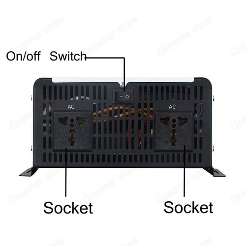 5000W-12000W Power Pure Sine Wave Solar Inverter 12V 24V 48V 60V 72V 96V to 220V - Imagen 3 de 16