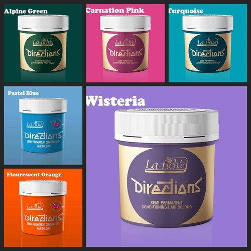 LA RICHE DIRECTIONS SEMI-PERMANENT Vegane HAARFARBE FÄRBETUBEN ALLE FARBEN - Bild 6 von 19