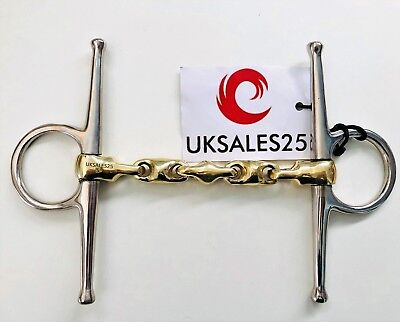 Port Mouth Pelham Bit GS /& SS with Curb Chain UKSALES25® Horse Bits