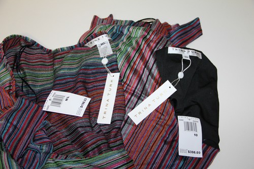 NWT $596 Trina Turk Pepper Jumpsuit Size 10 & Shawl Size M/L - Picture 2 of 8