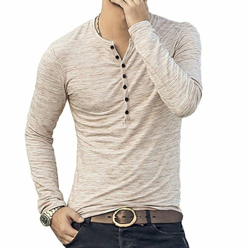Stylish henley shirts Clearance