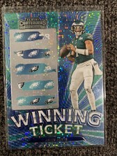 2023-24 Panini Contenders Jalen Hurts Winning Ticket #7 Eagles SP Sparkle💎🔥🏈