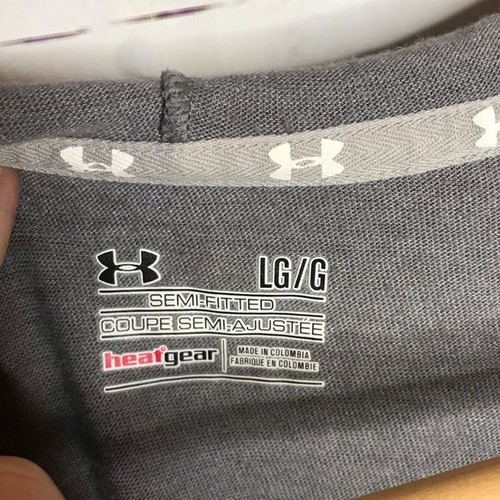 Under Armour Shirt Womens Large Pullover Hoodie Light HeatGear Gray Long Sleeve - Picture 2 of 7