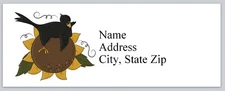 Personalized Address Labels Primitive Country Crow (bx 843)