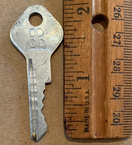 Vintage Key DPCD Dodge Plymouth Chrysler Desoto 1960's Auto Classic Car 2 1/8" - Picture 5 of 7