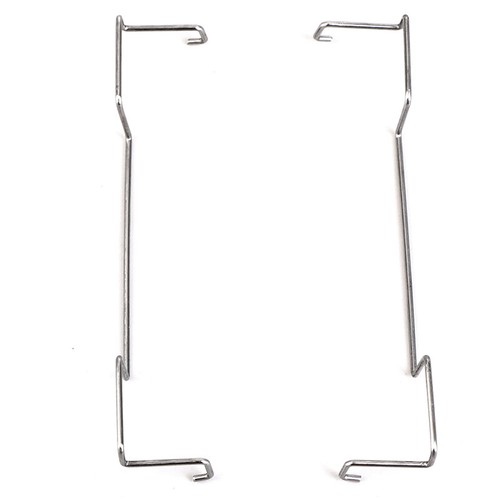 1Pair 12CM Computer CPU Cooling Fan Clip Steel Wire Fastener Metal .l8 - Afbeelding 11 van 12