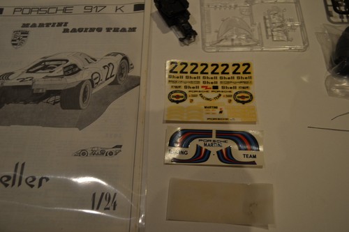 ANCIENNE MAQUETTE HELLER L 742 PORSCHE 917 K ( DEBUT DE MONTAGE MOTEUR ) 1/24 - Photo 10/21