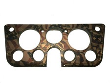 Custom Hydro Dipped C-10 Chevy Dash Bezel Copper Metallic American Flags 67-72