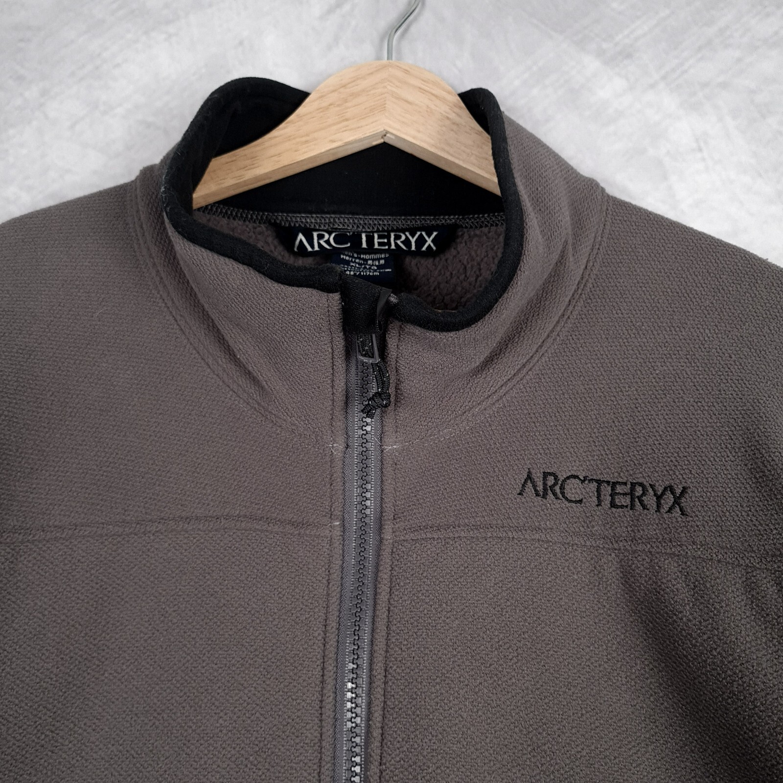 Arc'teryx Maverick AR Polartec Giacca Pile Uomo XL Grigio Full Zip Gorpcore