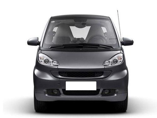 Pair Front Bumper Fog Lamp Light Grille Cover w/ Hole For Smart W451 Fortwo - Picture 7 of 9