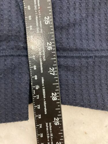 Christopher & Banks Thermal Tunic Sweatshirt Womens M Medium Blue Cowl Pocket - Picture 6 of 9