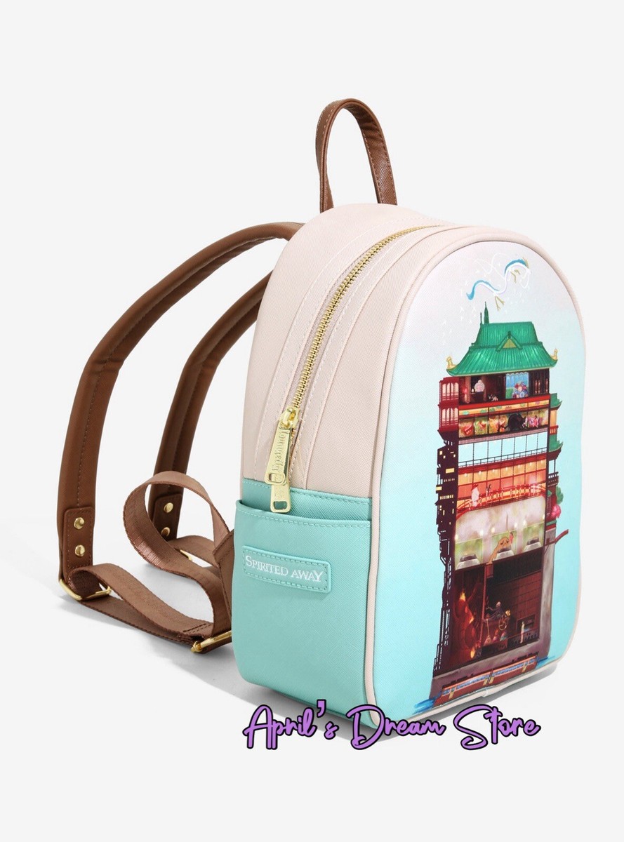 Brand New Loungefly Studio Ghibli Spirited Away Bathhouse Mini Backpack Brand New Loungefly Studio Ghibli Spirited Away Bathhouse  main image 2