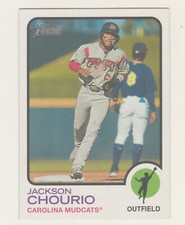 2022 Topps Heritage Minors #23 JACKSON CHOURIO RC Rookie Brewers QTY AVAILABLE
