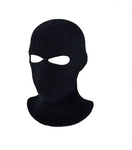 New 2 Hole Full Face Ski Mask Winter Cap Balaclava Hood Beanie Warm Tactical Hat - Picture 13 of 28