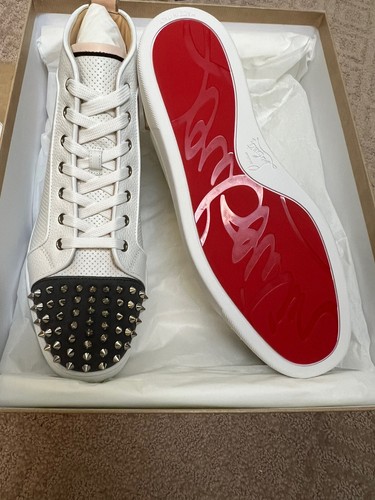 Christian Louboutin Neu 1.145 $ Hi-Top Spikes Sneaker Schuhe Turnschuhe 43 - 10 - Bild 5 von 9