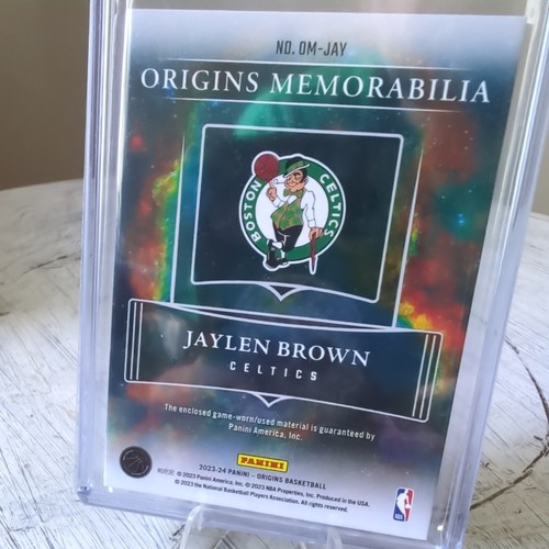 2024 Panini Origins Jaylen Brown Juego Usado Parche 12/25!!! - Imagen 2 de 3