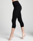 Ladies/Girls Cotton 3/4 Stretchy Lovely Soft Black Colour Crop Leggings