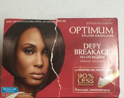 Soft Sheen Optimum Salon Hair Care Defy Breakage No Lye Relaxer