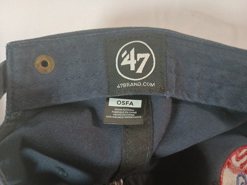 New York Yankees Strap Back Baseball Hat Cap MLB Embroidered 47 Brand NICE 🧢 - Picture 15 of 18