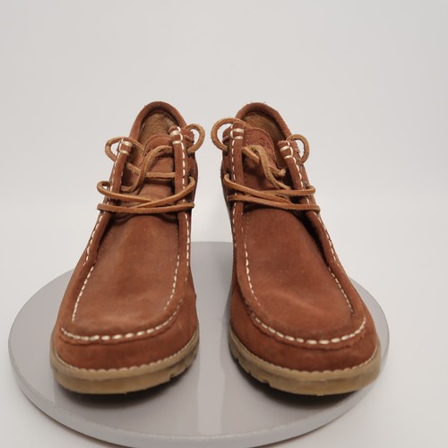 Sperry Shoes Women's 8.5 Brown Leather Loafers Suede Wedge Lace Up - Picture 5 of 10