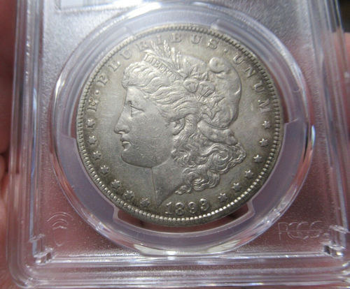 Dólar de plata Morgan 1893, graduación profesional XF-40, extra fino, fecha clave, ¡moneda rara!🔥🔥🔥 - Imagen 2 de 4