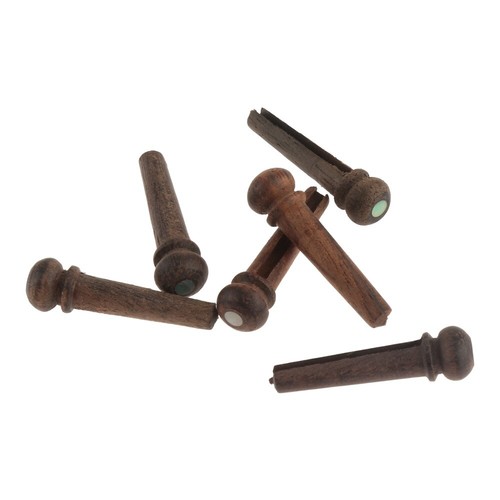 6Pcs/set Guitar Bridge Pins Rosewood 3cm for Acoustic Guitar Portable Easy Use - Picture 13 of 13