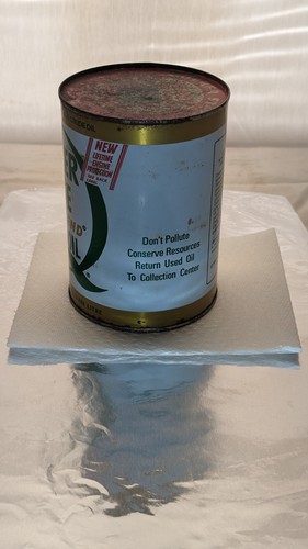 Vintage Quaker State Motor Oil Can - Picture 2 of 6