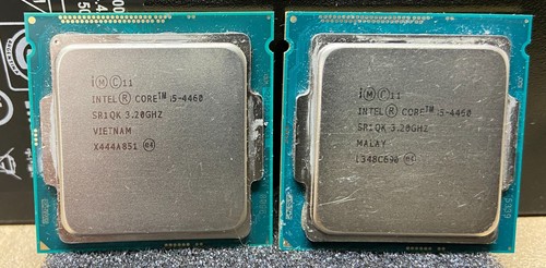 Lot of (2) Intel i5-4460 CPUs LGA 1150 SR1Qk 4-Core TESTED Free Shipping