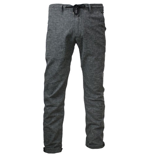 Reell Jeans Herren REFLEX EVO Linen Hose schwarz LONG stretch Pant - Bild 2 von 5