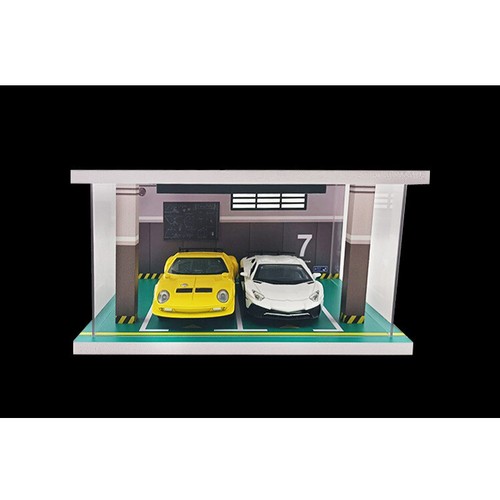 1/32/24/18 Diorama Car Garage Models Parking Lots Scene Display Case Model Gifts - Picture 12 of 49