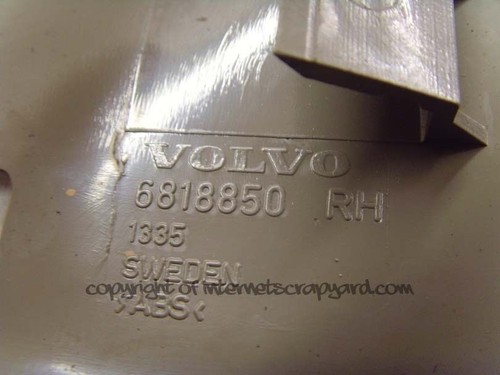 Volvo V70 classic 2.4 98-00 RH OSF seat base rail track cover trim 6818850 - Picture 2 of 2