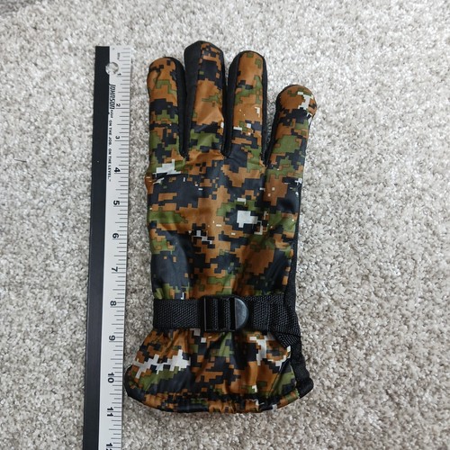 Camo Handschuhe Herren M Tactical Digital Camouflage Plüsch gefüttert griffig Winter 2 - Bild 10 von 11