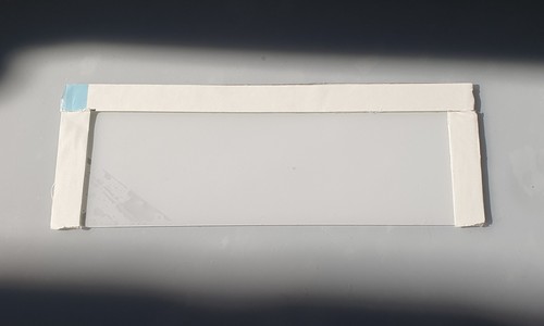 AUDI A3 S3 8L 1996-2003 SCUTTLE PANEL VIN WINDOW REPLACEMENT CLEAR POLYCARBONATE - Picture 6 of 6