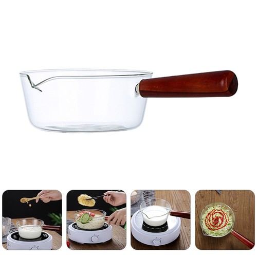Cacerola de vidrio olla a fuego lento transparente para estufa utensilios de cocina salsa sartén olla herramienta de cocina - Imagen 3 de 12