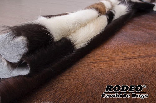Hochwertiger dunkler schokoladenfarbener Kuhfell Teppich Größe ca. 5X7---DC2 - Bild 4 von 5