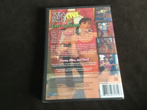 Yoga Booty Ballet Live Latin Flavor - DVD -NEW - Picture 2 of 2