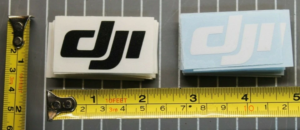 2x DJI Small Vinyl Sticker - DRONE MAVIC PHANTOM INSPIRE RC TOOLBOX TOOL MOD  - Image 3 of 4