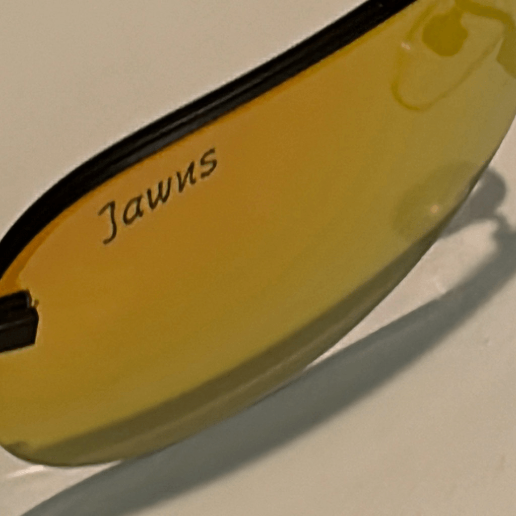 Tinted Jawns Unisex Aviator Sunglasses Polarized Orange Full Inclusion Tinted Jawns Unisex Aviator Sunglasses Polarized Orange Full  main image 2