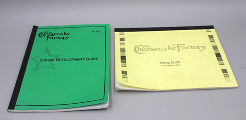Cheesecake Factory Menú Guía Marzo 2016 Tapa blanda + Desarrollo de servidor ¡LEER!! - Imagen 1 de 7