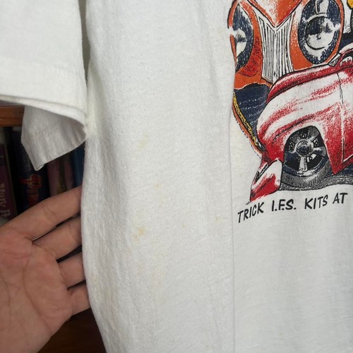 Vintage Fat man Fabrications 80s Hot rod t shirt Medium - Picture 3 of 6