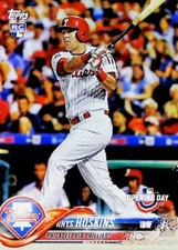 2018 Topps Opening Day #82 RHYS HOSKINS Rookie Card RC Philadelphia Phillies