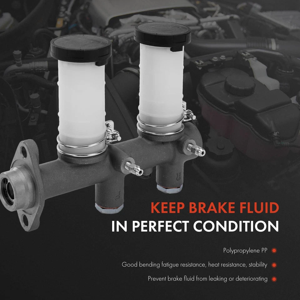 Brake Master Cylinder w/ Reservoir for Datsun 620 1975-1977 620 Pickup 1972-1974 - Image 3 of 4